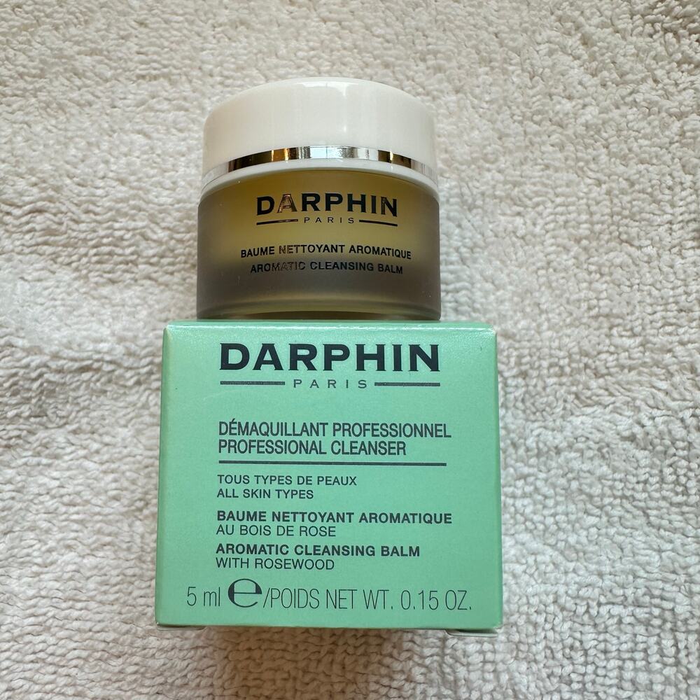 Darphin Aromatic Cleansing Balm With Rosewood NIB 5 ml/ 0.15 oz Set of 2